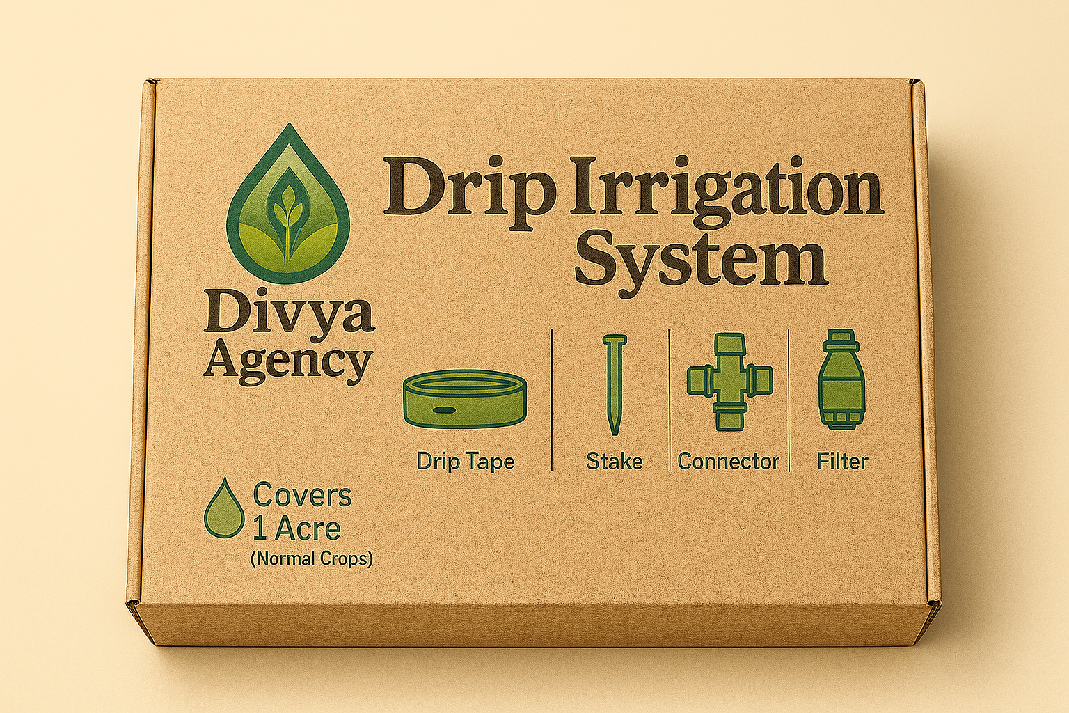 Drip Irrigation System - 1 Acre (Normal Crops)